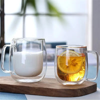 Caneca de Vidro de Borosilicato Alto Resistente ao calor
