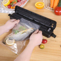 Máquina de embalagem seladora a vácuo TINTON LIFE 220V/110V com 10pcs grátis para alimentos
