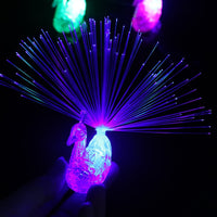 Pavão Luminoso em Led para decoração que brilham no escuro