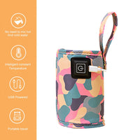 Aquecedor portátil de leite e água USB com bolsa isolada