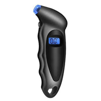 Ferramenta de teste de medidor de pressão de ar de pneu LCD digital portátil para carro, moto, bicicleta.