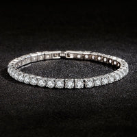 Compre 1 Leve 3 Kit Luxo Zirconia Cristal com 2 Pulseiras + Exclusivo Colar