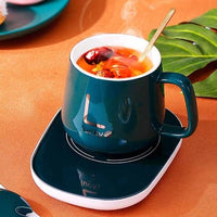 Inovadora Caneca de Luxo com aquecedor USB