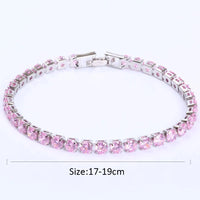 Compre 1 Leve 3 Kit Luxo Zirconia Cristal com 2 Pulseiras + Exclusivo Colar