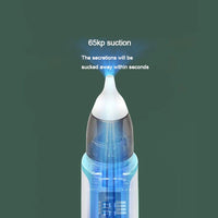 Aspirador nasal elétrico silencioso para obstrução do bebê limpador de rinite