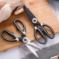 Tesoura de aço inoxidável para cozinha Multifuncional para corte de osso, uso doméstico, Asas de frango, Picador de peixe, Abridor de garrafas e muito mais