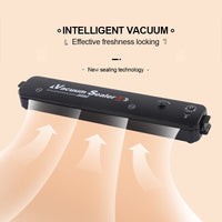 Máquina de embalagem seladora a vácuo TINTON LIFE 220V/110V com 10pcs grátis para alimentos
