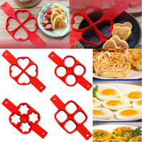 Anel pra ovo antiaderente e molde de silicone pra ovo frito