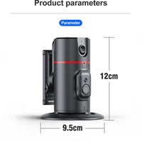 Tripé de Rastreamento Facial Automático com Rotação 360° para TikTok e Muito Mais!