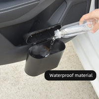 Lixeira Portátil para Carro Pendurável - Mini Lixeira Veicular com Tampa