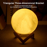 Lâmpada de lua estrelada Decoração de quarto decoração.
