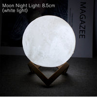 Lâmpada de lua estrelada Decoração de quarto decoração.