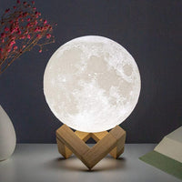 Lâmpada de lua estrelada Decoração de quarto decoração.