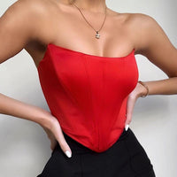 Maravilhoso Espartilho sexy Cropp sem mangas