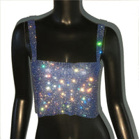 Estilosa Blusa Cropped com strass