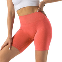 Shorts Fitness Spandex Elástico Respirável Levantamento do quadril