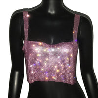Estilosa Blusa Cropped com strass