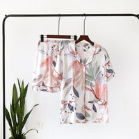 Pijama Outono/ Inverno Novo 100% viscose calças de manga comprida