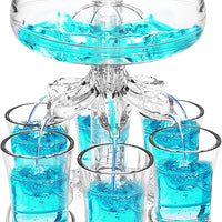 Lindo dispensador de Drink com 18 efeitos de luz para 6 copos