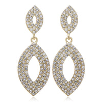 Brincos de Luxo borla longa de cristal