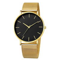 Relógio feminino ouro rosa Montre Femme