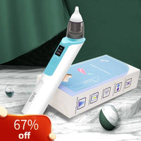 Aspirador nasal elétrico silencioso para obstrução do bebê limpador de rinite