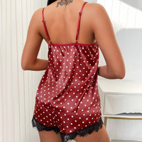 Pijama sexy com renda erótica