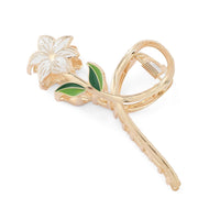 Novos grampos de cabelo formato flor