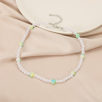 Colar de Pérolas do Amor na Moda