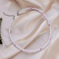 Colar de Pérolas do Amor na Moda
