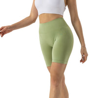 Shorts Fitness Spandex Elástico Respirável Levantamento do quadril