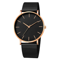 Relógio feminino ouro rosa Montre Femme