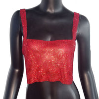 Estilosa Blusa Cropped com strass