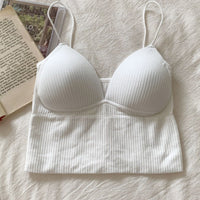 Lindo Crop Tops Regatas Slim