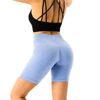 Shorts Fitness Spandex Elástico Respirável Levantamento do quadril