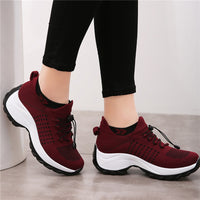 Tênis de caminhada respirável feminino