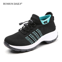 Tênis de caminhada respirável feminino