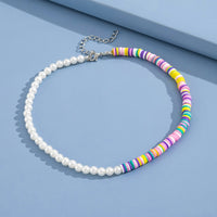 Colar de Pérolas do Amor na Moda