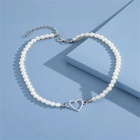 Colar de Pérolas do Amor na Moda