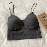 Lindo Crop Tops Regatas Slim