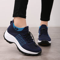 Tênis de caminhada respirável feminino