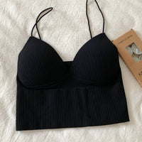 Lindo Crop Tops Regatas Slim