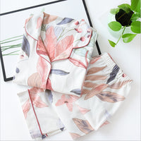 Pijama Outono/ Inverno Novo 100% viscose calças de manga comprida