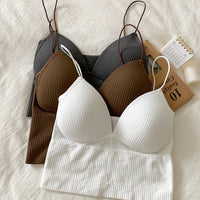 Lindo Crop Tops Regatas Slim