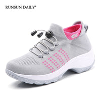 Tênis de caminhada respirável feminino