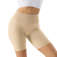 Shorts Fitness Spandex Elástico Respirável Levantamento do quadril