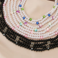 Colar de Pérolas do Amor na Moda