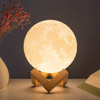Lâmpada de lua estrelada Decoração de quarto decoração.