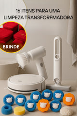COMBO 5 LIMPEZA - COM 16 PRODUTOS UTENSÍLIOS ÚNICOS PARA UMA LIMPEZA COMPLETA