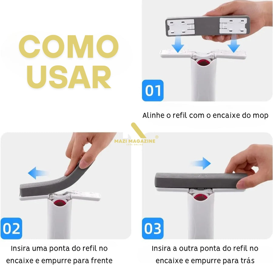Novo Turbo Smart  Esfregão poderoso